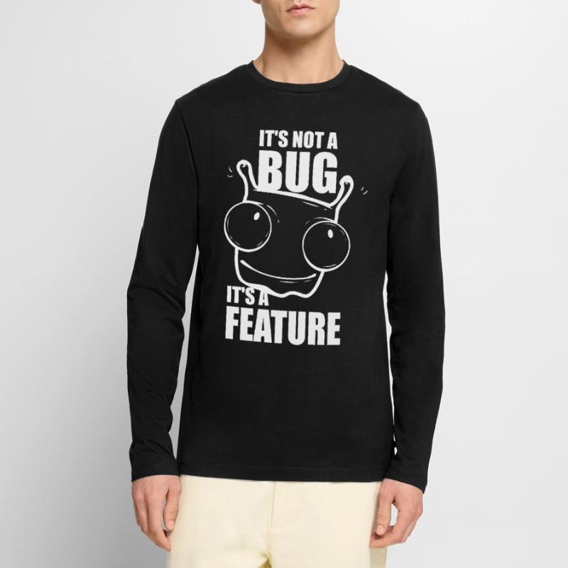 it is not a bug it is a feature - Programmierer Männer Premium Bio Langarmshirt