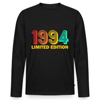 1994 né Né 1994 Cadeau Anniversaire - T-shirt manches longues Premium bio Homme - noir - Devant - Nico (187cm)