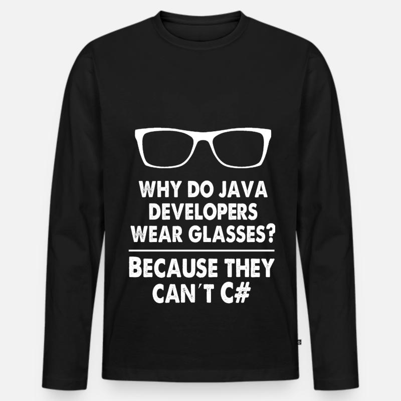 Developer Java Männer Premium Bio Langarmshirt