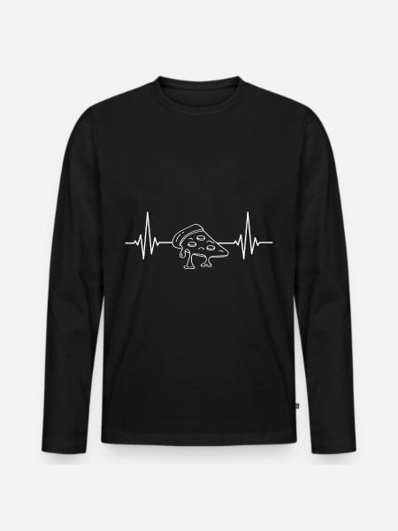 Pizza Bakers Pizza Baking Pizzaria - Men's Premium Organic Long Sleeve Shirt - black
