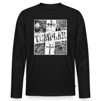 Crusaders,Knights Templar Crusader Knight Templar - Men's Premium Organic Long Sleeve Shirt - black - Front - Nico (187cm)