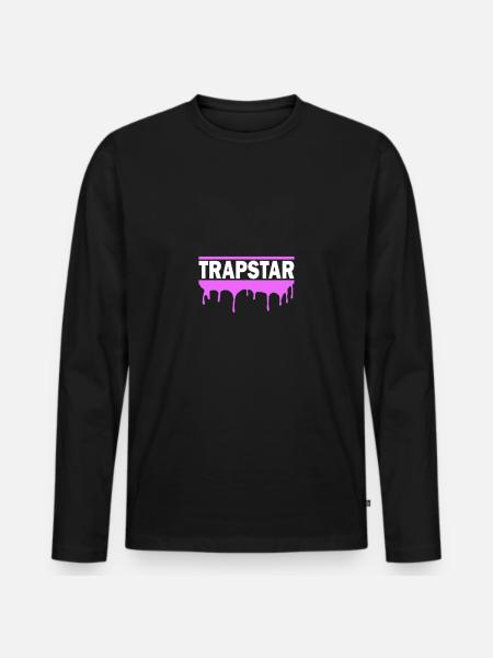 Trapstar - Men's Premium Organic Long Sleeve Shirt - black