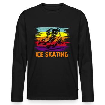 Massot skating litter - Men's Premium Organic Long Sleeve Shirt - black - Front - Nico (187cm)
