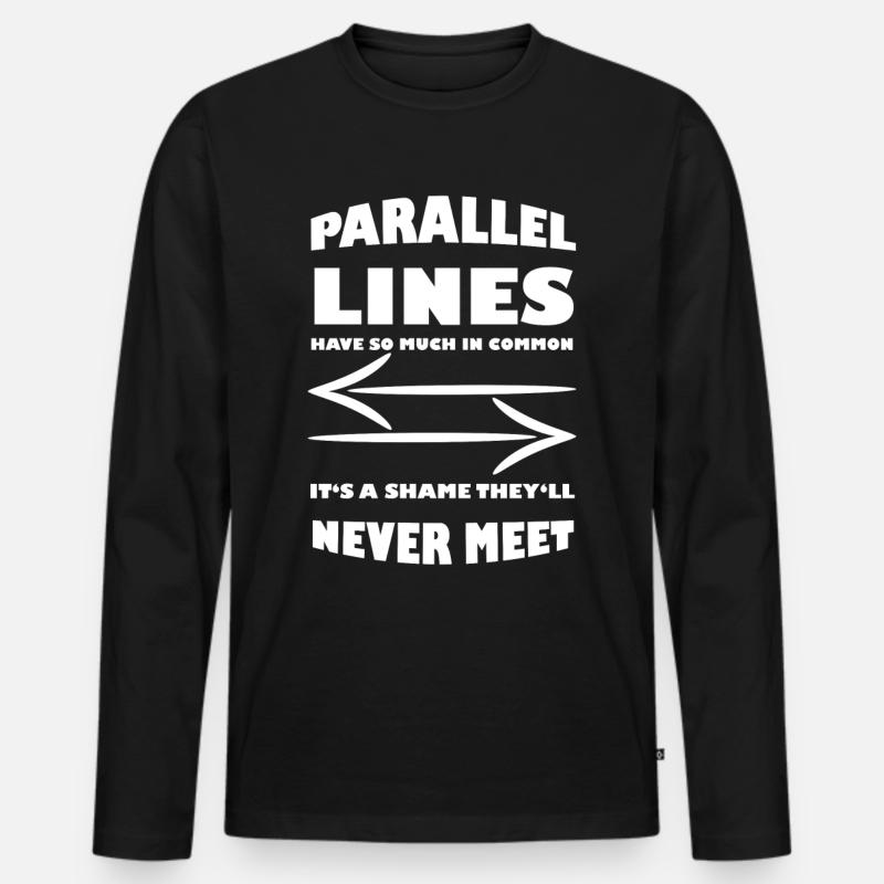 Math Math Math Teacher Mathematician Men's Premium Organic Long Sleeve Shirt