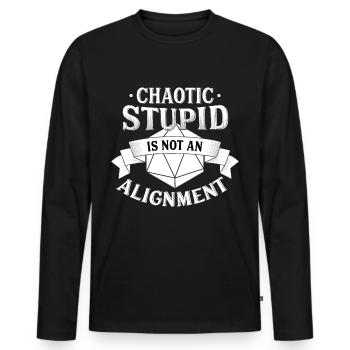 Cubes cubes cubes cubes - Men's Premium Organic Long Sleeve Shirt - black - Front - Nico (187cm)