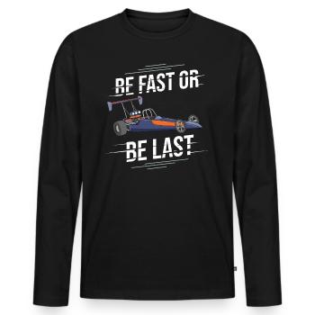 Drag Racing Drag racing Drag racing - Men's Premium Organic Long Sleeve Shirt - black - Front - Nico (187cm)