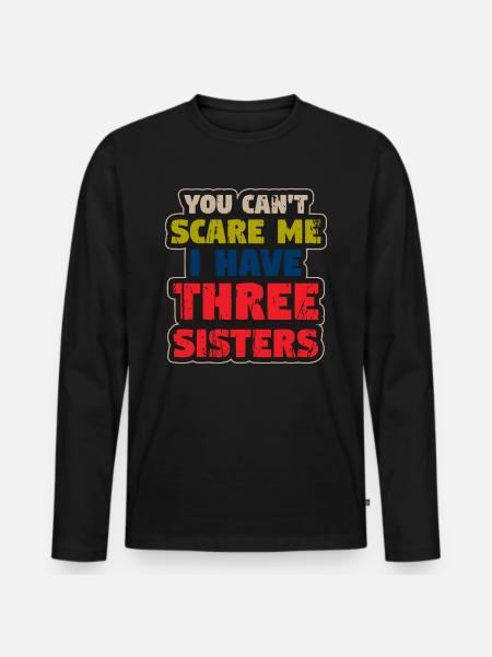frères et sœurs - T-shirt manches longues Premium bio Homme - noir