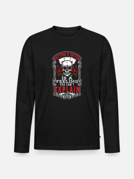 Tattoo artist - Men's Premium Organic Long Sleeve Shirt - black