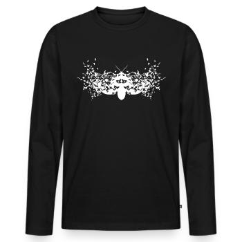 Moth Goth Teen E-Girl Mites - T-shirt manches longues Premium bio Homme - noir - Devant - Nico (187cm)