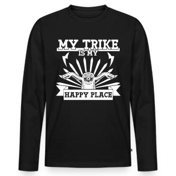 Triker Trike Driver Trike Saying Trike - Men's Premium Organic Long Sleeve Shirt - black - Front - Nico (187cm)