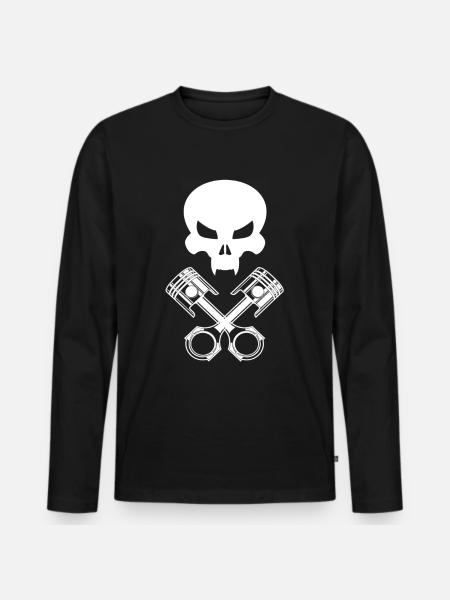 Motorsport - Men's Premium Organic Long Sleeve Shirt - black