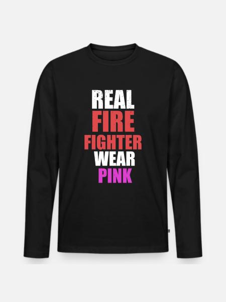 Fire Brigade Held - Men's Premium Organic Long Sleeve Shirt - black