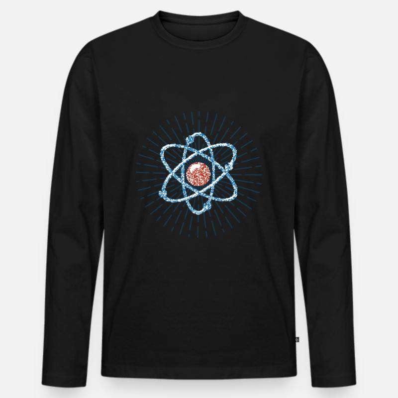 Physics Science Science gift - Men's Premium Organic Long Sleeve Shirt - black
