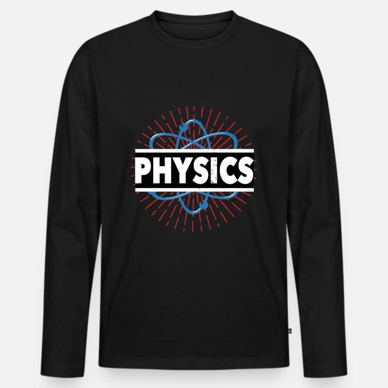 Physics Science Science gift - Men's Premium Organic Long Sleeve Shirt - black