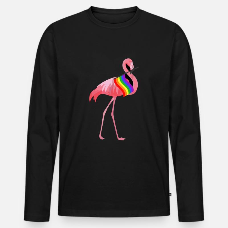 Gay Pride Geschenk - Männer Premium Bio Langarmshirt - Schwarz