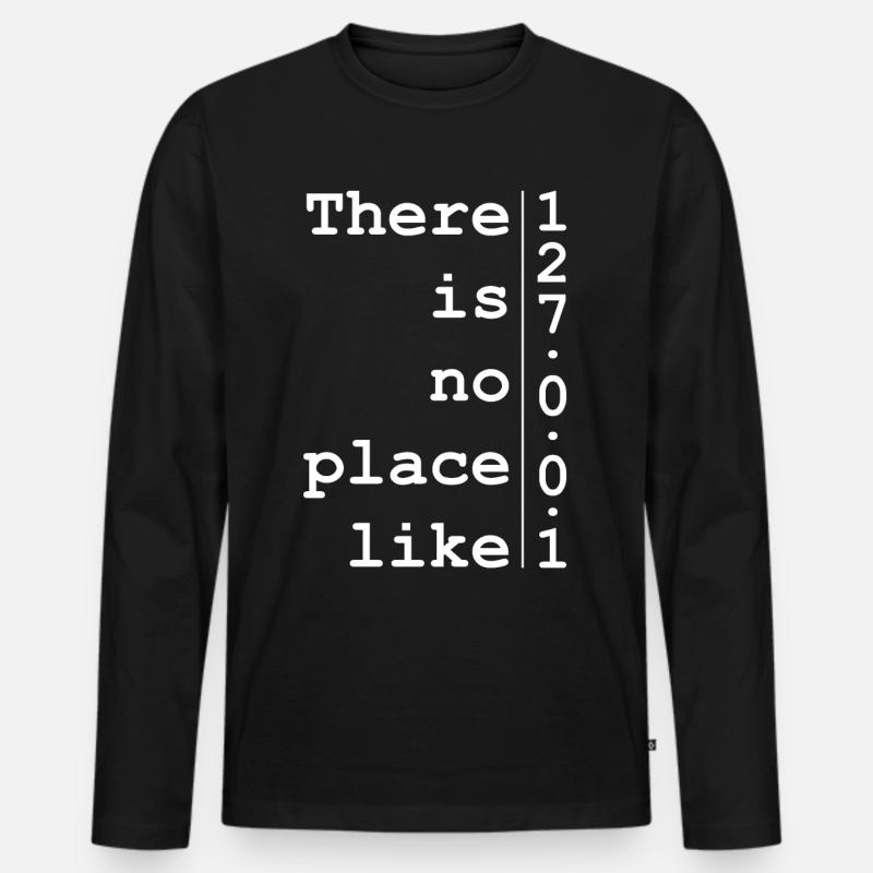 Developer computer scientist - Men's Premium Organic Long Sleeve Shirt - black