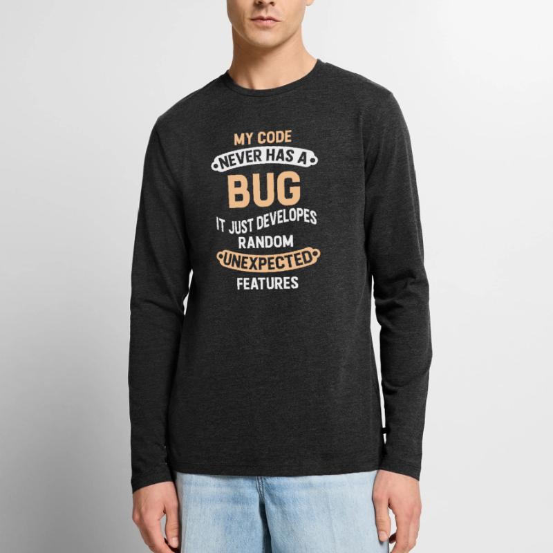 Programmierer - My Code Never Has A Bug Männer Premium Bio Langarmshirt