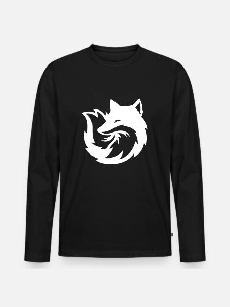 Renards - T-shirt manches longues Premium bio Homme - noir