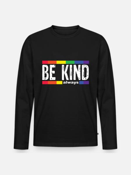 Be child - Men's Premium Organic Long Sleeve Shirt - black