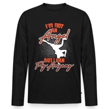 Breakdance Kinder - Breakdance - Männer Premium Bio Langarmshirt - Schwarz - Vorne - Nico (187cm)