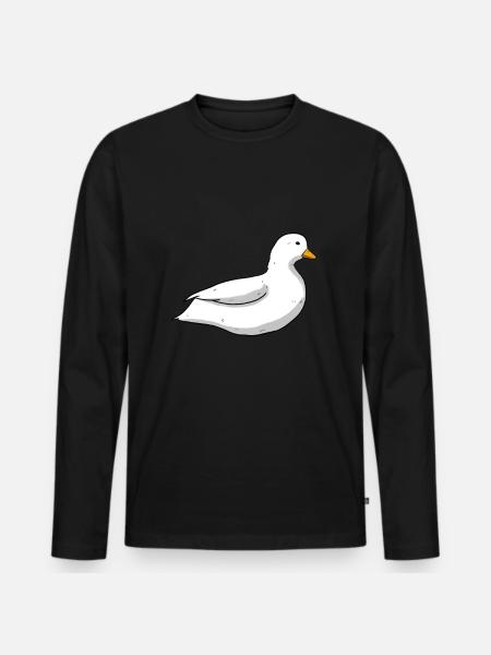 Dwarf-deer - Men's Premium Organic Long Sleeve Shirt - black