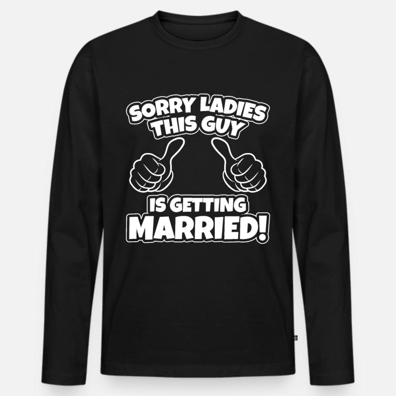 Junggesellenabschied Mann - Männer Premium Bio Langarmshirt - Schwarz