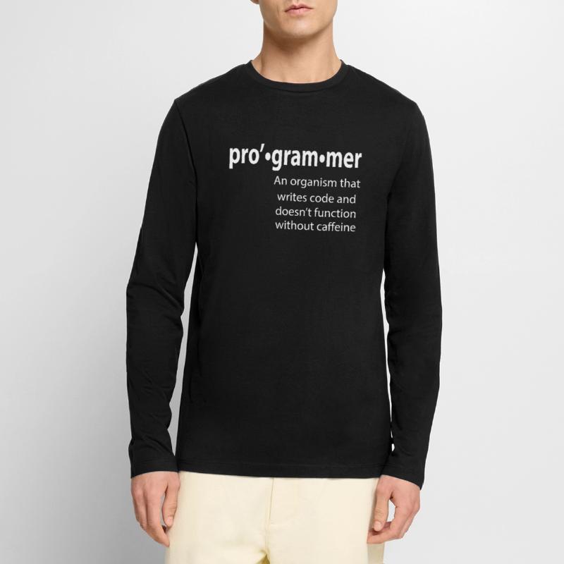 Programmer - Coder - Hacker - IT Men's Premium Organic Long Sleeve Shirt