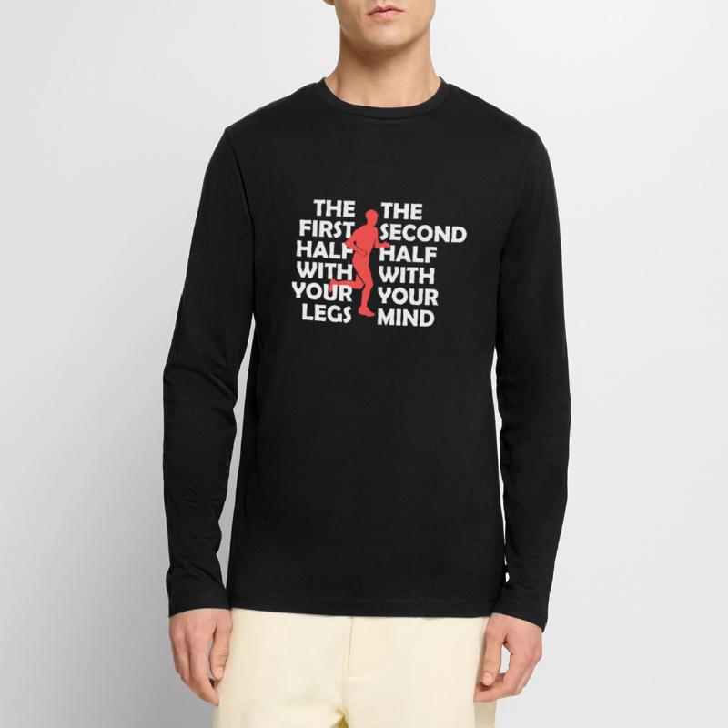 Course de sort course de course course course course T-shirt manches longues Premium bio Homme