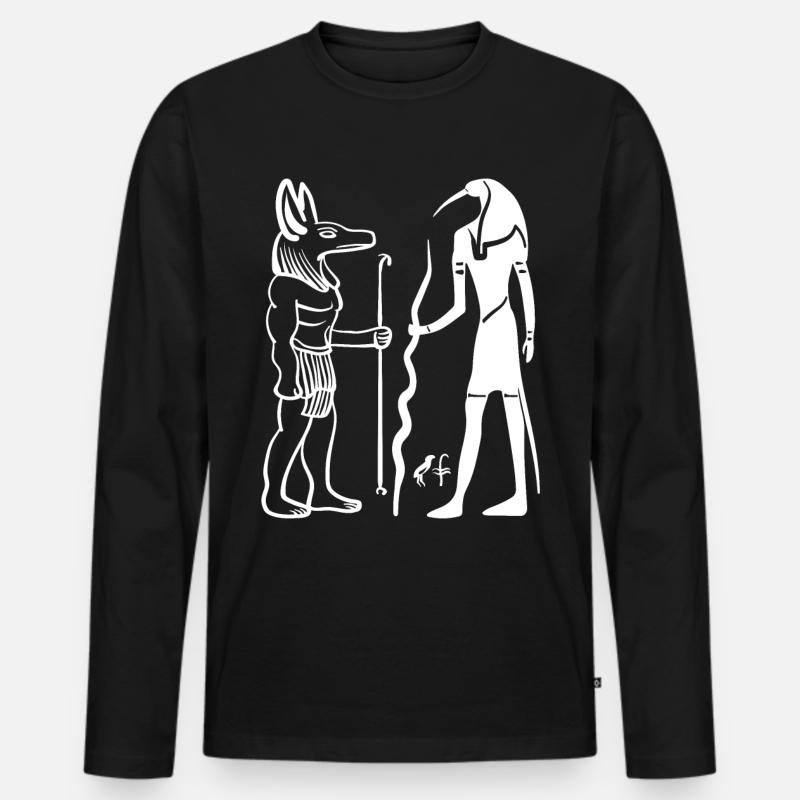 Osiris - Männer Premium Bio Langarmshirt - Schwarz