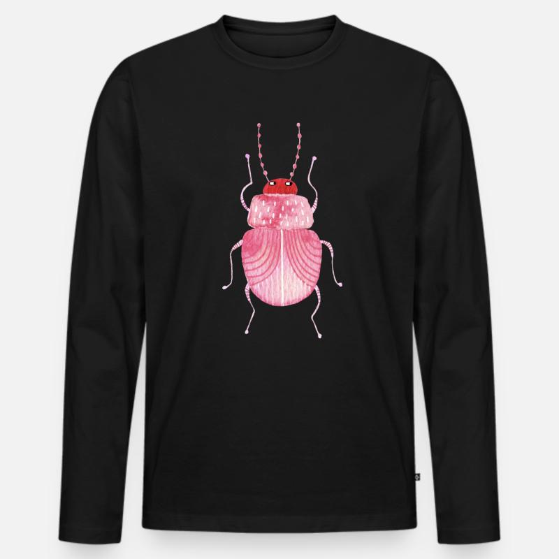 Sarkastischer - Männer Premium Bio Langarmshirt - Schwarz