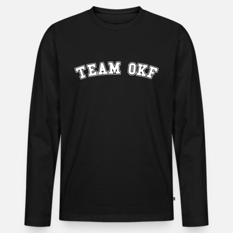 Team OKF Ortskontrollfahrt - Männer Premium Bio Langarmshirt - Schwarz