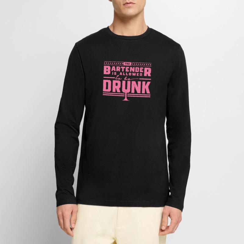 Bartender Bartender Bartender Bartender Bartender Men's Premium Organic Long Sleeve Shirt