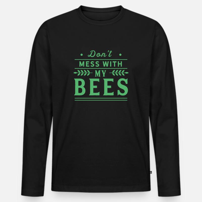 Imker Imker Imker Imker - Männer Premium Bio Langarmshirt - Schwarz