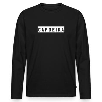 Martial Arts Martial Arts Martial Arts Capoeira - Men's Premium Organic Long Sleeve Shirt - black - Front - Nico (187cm)