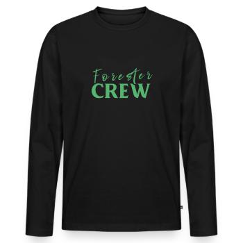 Forestier forestier forestier forestier forestier - T-shirt manches longues Premium bio Homme - noir - Devant - Nico (187cm)