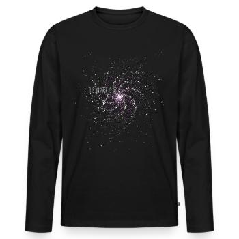 The Answer is 42 - Men's Premium Organic Long Sleeve Shirt - black - Front - Nico (187cm)