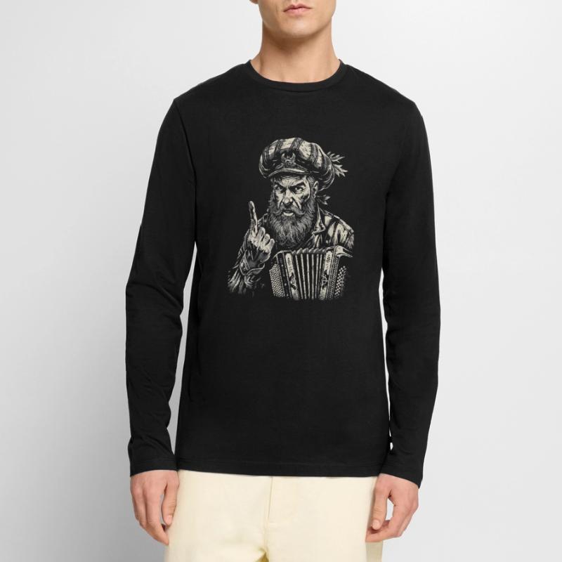 Grantler Grumpy Bavarian dialects Bavaria Men's Premium Organic Long Sleeve Shirt