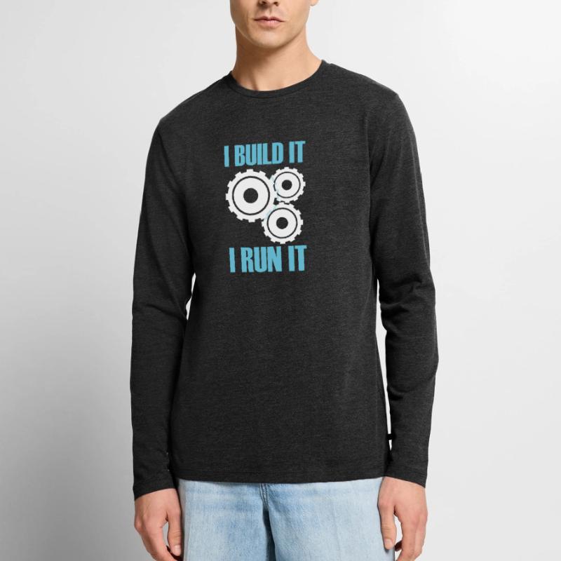 Devops Development Software Developer Geek Men's Premium Organic Long Sleeve Shirt