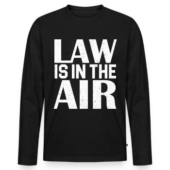 Avocat juriste avocat avocat - T-shirt manches longues Premium bio Homme - noir - Devant - Nico (187cm)