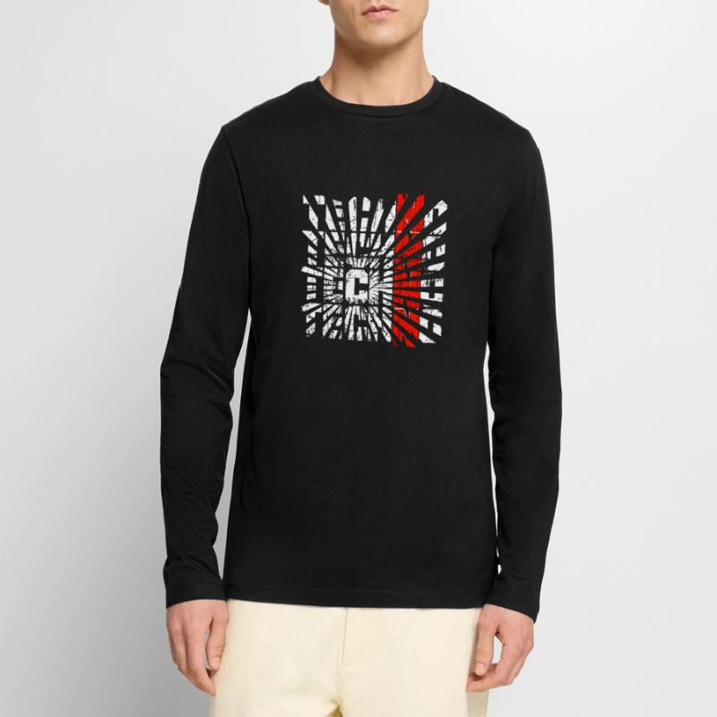 TECHNO TECHNO TECHNO T-shirt manches longues Premium bio Homme