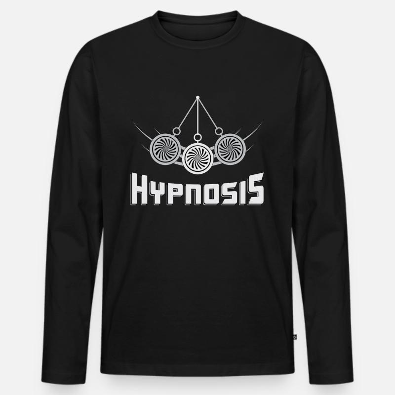 Hypnose Hypnotisch Hypnotisieren Team Geschenkidee - Männer Premium Bio Langarmshirt - Schwarz