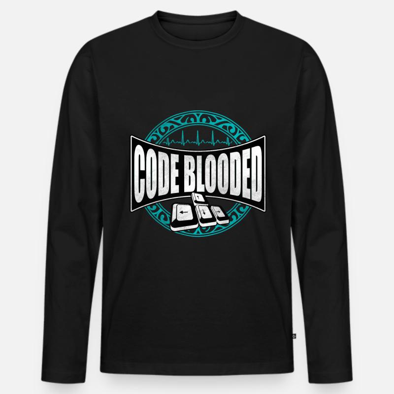 Programmierer - Männer Premium Bio Langarmshirt - Schwarz