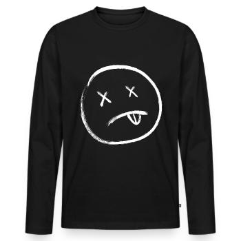 Dead eyes - Men's Premium Organic Long Sleeve Shirt - black - Front - Nico (187cm)