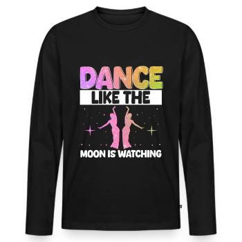 Belly Dance Belly Dancer - Men's Premium Organic Long Sleeve Shirt - black - Front - Nico (187cm)
