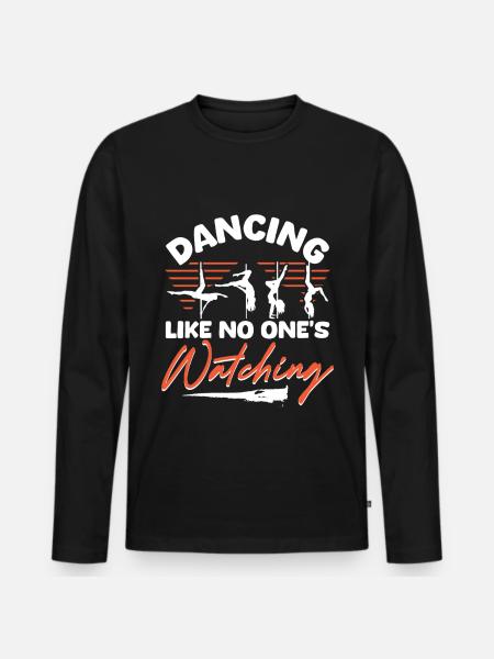 Pole Dancing Poledancing - Men's Premium Organic Long Sleeve Shirt - black