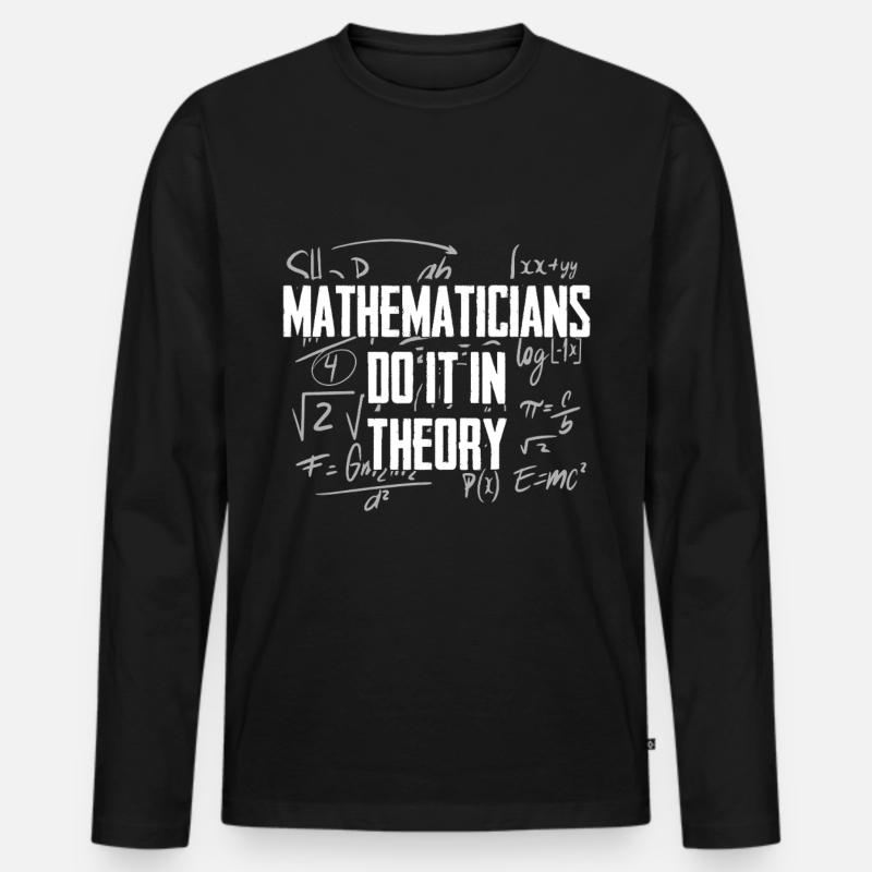 Math Math Math Teacher Math Teacher Men's Premium Organic Long Sleeve Shirt