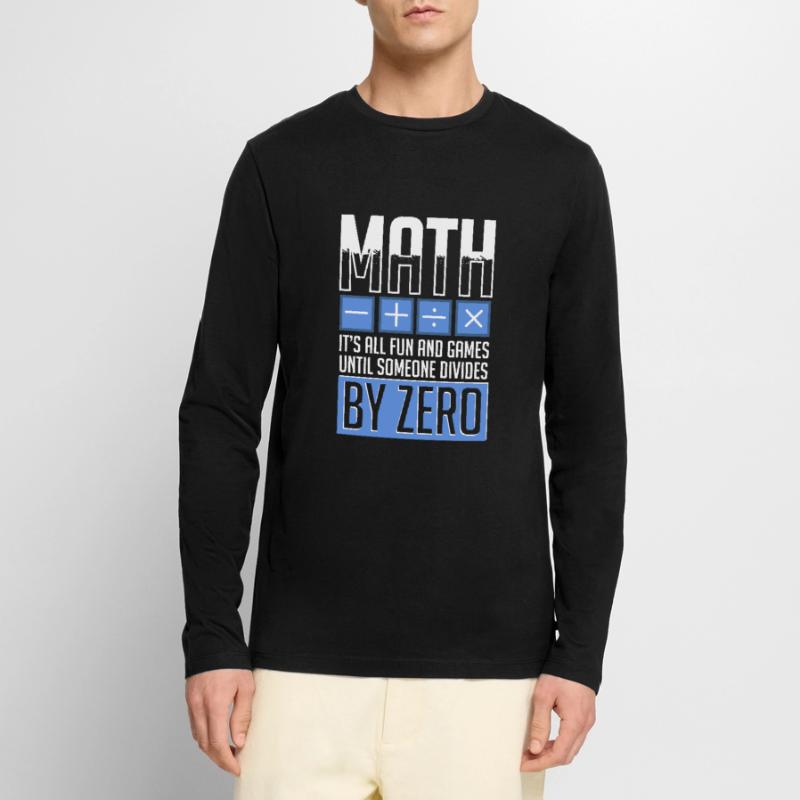 Math Math Math Teacher Math Teacher Men's Premium Organic Long Sleeve Shirt