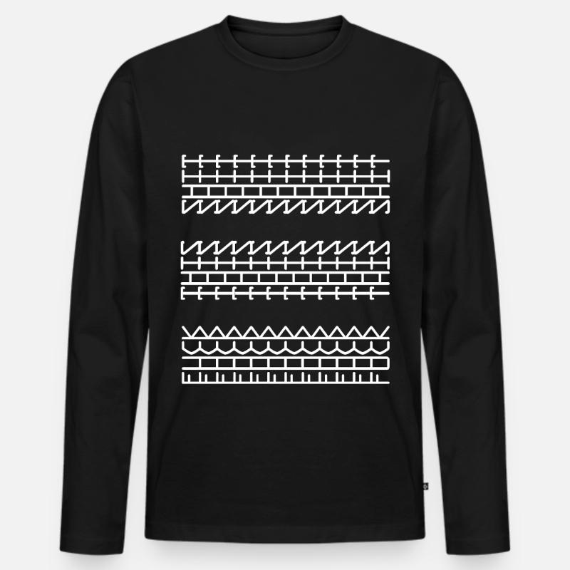 J’emmerde cette merde cachée - T-shirt manches longues Premium bio Homme - noir