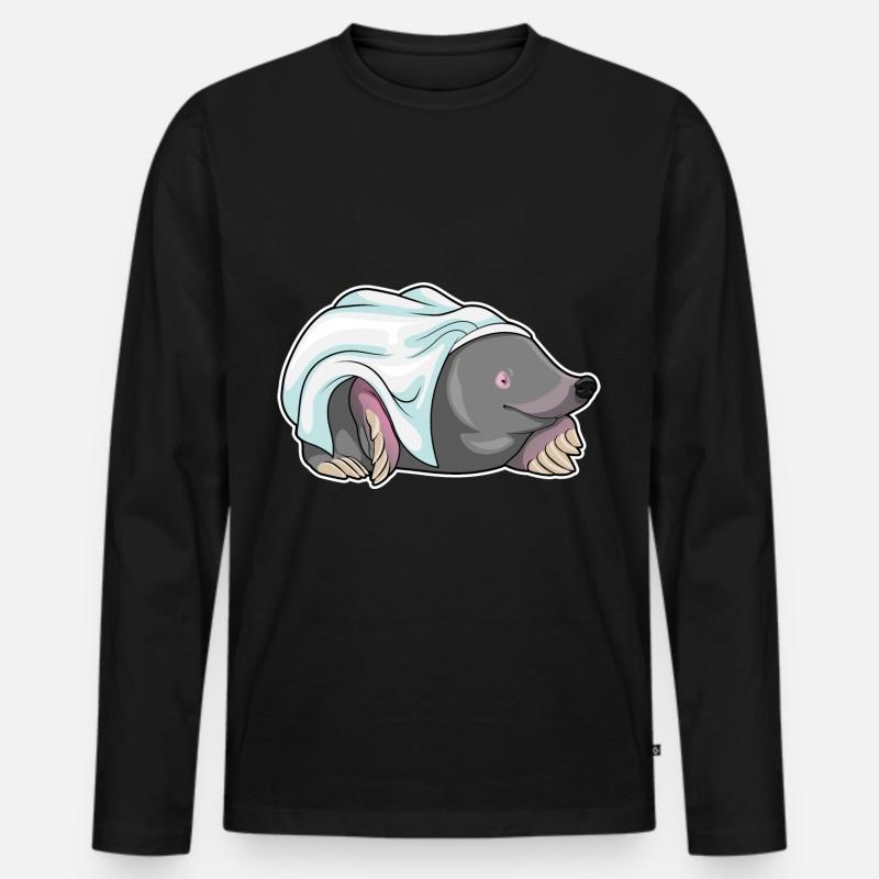 Mole Bride Wedding - Men's Premium Organic Long Sleeve Shirt - black
