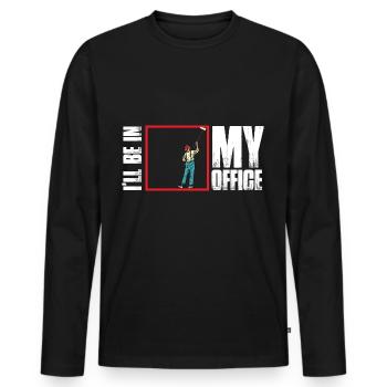 Maler und Lackierer, der Beste und Nervigste Beruf - Männer Premium Bio Langarmshirt - Schwarz - Vorne - Nico (187cm)